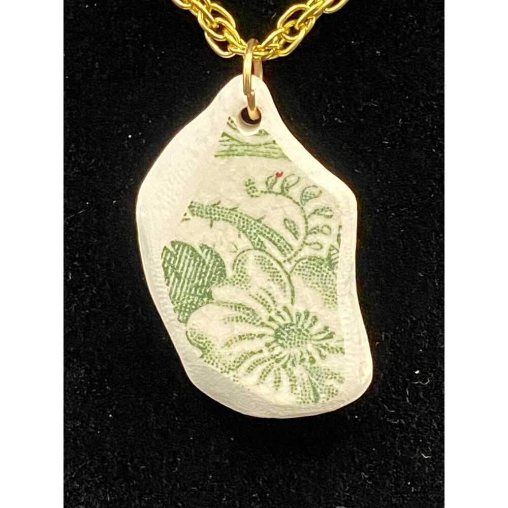 Porcelain Sea Pottery Pendant Necklace